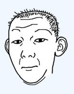 closed_mouth ear hair head soyjak template variant:kuzjak // 610x770 // 8.6KB