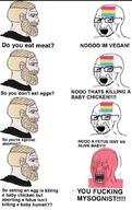 bloodshot_eyes crying glasses meta:tagme nordic_chad open_mouth pansexual soyjak stubble text variant:soyak // 546x867 // 59.2KB