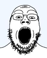 eyebrows eyes forehead_lines glasses meta:tagme mouth nose nostril open_mouth stubble subvariant:gapejak_front teeth template transparent_background unembedded variant:gapejak // 500x622 // 12.5KB