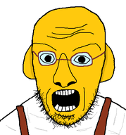 bald big_nose ear glasses janny open_mouth stubble teeth thin_eyebrows variant:etymologyjak // 416x447 // 11.6KB