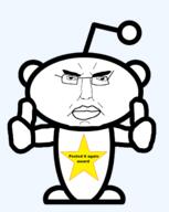 antenna closed_mouth glasses hand leg reddit snoo text thumbs_up variant:chudjak // 1111x1393 // 200.3KB