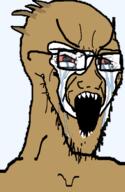allocel allosaurus bloodshot_eyes crying faggot retard stripes tear transparent_background variant:cryboy_soyjak // 385x590 // 99.4KB