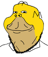 balding beard cartoon clothes homer_simpson looking_at_you no_background smile stubble subvariant:henry the_simpsons transparent_background variant:impish_soyak_ears wrinkles yellow_skin // 700x824 // 37.7KB