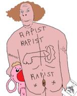 angry anus arm ass blue_eyes brown_hair closed_mouth evil hair hand holding_object jdc john_david_card lds mormonism nsfw penis pink_skin pooner rape smile soyjak stubble subvariant:nucob swastika text top_surgery variant:cobson white_skin // 1117x1399 // 163.0KB