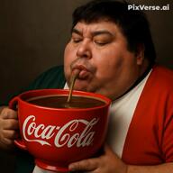 coca_cola cup drinking drinking_straw fat flag:mexico hair hand looking_to_the_left meta:ai_generated mexico meximutt obese pixverse_ai realistic satoko_houjou(namefag) straw variant:meximutt video yellow_sclera // 640x640, 5.3s // 780.7KB