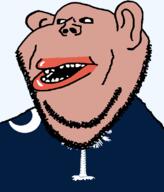 amerimutt black_sclera brown_skin clothes crescent ear flag flag:south_carolina hair lips mutt open_mouth plant south_carolina soyjak state stubble subvariant:impish_amerimutt transparent_background tree united_states variant:impish_soyak_ears // 685x800 // 39.3KB