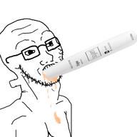 man_tits open_mouth soy soylent soylent_bottle tits variant:soyak // 1200x1200 // 212.3KB