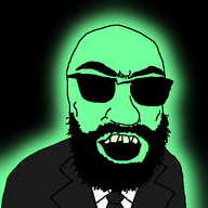 black_background black_jacket central_intelligence_agency clothes federal_bureau_of_investigation glasses glowing green_skin meta:trendy_tuesday necktie subvariant:tetojak suit suit_and_tie sunglasses trend:glowie variant:feraljak white_shirt // 550x550 // 64.7KB