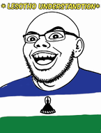 bald big_nose ear excited flag flag:lesotho flag_shirt glasses ishowspeed lesotho lips meta:ai_generated mouth open_mouth soyjak stubble teeth tongue understanding variant:unknown // 800x1060 // 421.4KB