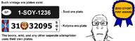 award beard car_plate country flag:kolyma_network glasses kolyma kuz license_plate number_plate plate registration_plate soot soy soyjak_party stubble variant:neutralplier // 3000x921 // 231.7KB