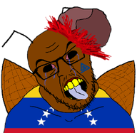 cockroach flag:venezuela nigger pedophile stonetoss subvariant:feraljak_front tvd variant:feraljak veneco venezuela