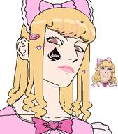 barely_a_soyjak bbc brown_eyes built_for_bbc female gyaru hair_clip heart hearts hime_gyaru makeup queen_of_spades snow_bunny subvariant:himeson variant:cobson yellow_hair // 893x1014 // 69.5KB