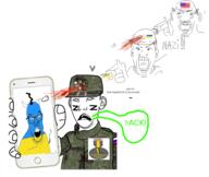 2soyjaks ack amerimutt angel arm badge biblically_accurate_angel blood camouflage cap clothes dead ear emr_pattern flag flockmod frown glasses gore gun hair hand hat helmet hohol holding_object horn looking_up military nazism oekaki open_mouth phone pig russia russo_ukrainian_war shooting soot_colors soyjak soyjak_party speech_bubble star stubble tail text tranny ukraine uniform united_states variant:carterjak variant:feraljak variant:kuzjak variant:unknown z_(russian_symbol) // 956x806 // 364.7KB