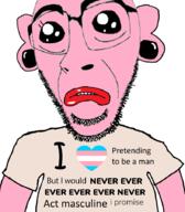 i_would_never pooner subvariant:science_lover tranny transgender_flag transheart variant:cobson variant:markiplier_soyjak // 787x900 // 281.0KB