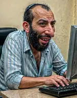 beard clothes computer happy_merchant hat jewish_nose jidf judaism keyboard kippah meta:ai_generated nas:happy_merchant nas:merchant smile // 534x680 // 87.2KB