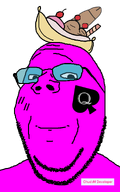 banana_split_ice_cream blacked glasses meta:namefags penis pink queen_of_spades quote_(user) skin smile subvariant:wholesome_soyjak variant:gapejak // 600x958 // 36.4KB
