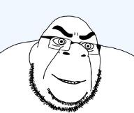 beard closed_mouth eyebrows glasses smile subvariant:ogreson transparent_background variant:cobson // 872x737 // 15.3KB