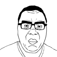 chud clothes double_chin eyebrows fat forehead_lines glasses hair lips nose subvariant:hunky_twink_sex_machine transparent_background variant:chudjak // 500x500 // 17.2KB