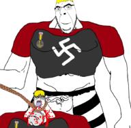 blood clothes death grin hair murder nate noose one_piece open_mouth penis rape rope skirt sock soyjak soyjak_party stubble variant:cobson whitebeard // 900x879 // 127.3KB