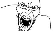 angry glasses open_mouth soyjak stubble variant:angry_soyjak // 1600x900 // 27.7KB