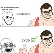 2soyjaks chud comic crying gigachud glasses hair merge payton_gendron soyjak text variant:cryboy_soyjak variant:soyak variant:unknown // 985x962 // 85.0KB