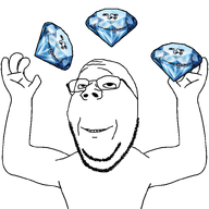 4soyjaks animated arm blinking ext=gif forehead_lines gem glasses hand juggling looking_up smile stubble subvariant:wholesome_soyjak variant:gapejak variant:impish_soyak_ears // 800x800 // 1.1MB