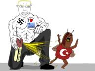 aryan blond blue_eyes brown_skin bug cockroach flag:greece flag:turkiye greece i_love looking_at_you nigger spray swastika turkiye turkroach variant:chudjak variant:hydejak // 2048x1536 // 520.8KB