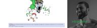 4chan angry anime arm bloodshot_eyes clothes crying full_body gigachad glasses green_hair greentext hair hand leg nas:gigachad open_mouth qa_(4chan) redraw screenshot soyjak stubble text tshirt variant:soyak yotsoyba // 2214x660 // 619.2KB