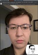 angry chud closed_mouth glasses hair reddit soyjak tranny variant:chudjak // 643x934 // 83.2KB