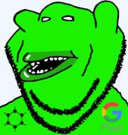 amerimutt android antenna google graphene_os green_skin no_eyes no_nose open_mouth phone proprietary software soyjak subvariant:impish_amerimutt text variant:impish_soyak_ears // 598x628 // 27.6KB