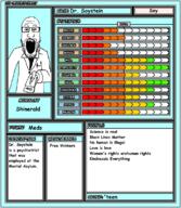 Hero_sheet Score_sheet character co_(4chan) doctor dr_soyberg soyjak stat_sheet stats variant:markiplier_soyjak // 999x1150 // 147.1KB