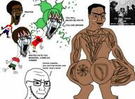 4chan 5soyjaks albania anime broly_culo brown_skin country croatia flag flag:albania flag:croatia flag:hungary flag:srpska glasses hair hungary open_mouth serbia srpska stubble variant:chudjak variant:soyak yotsoyba // 1280x947 // 156.4KB