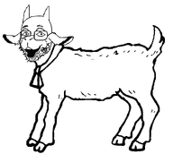 animal bell ear full_body glasses goat hair hairy horn mammal open_mouth series:animaljaks shocked soyjak stubble surprised tail teeth template transparent_background variant:goatjak // 994x890 // 42.3KB
