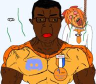 anti_ongezellig award black_skin brown_skin discord fnf_pedo glasses hanging muscles mymy ongezellig pedophile red_lips shitskin soyzellig_party subvariant:chudplier variant:chudjak yellow_eyes zane zarty zartycuck // 2118x1858 // 623.7KB