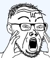 amalgamation crying ear glasses hair hand hands_up lips nose open_mouth series:fusionjaks soyjak stubble variant:a24_slowburn_soyjak variant:cobson variant:cryboy_soyjak variant:el_perro_rabioso variant:feraljak variant:gapejak variant:kuzjak variant:markiplier_soyjak variant:nojak variant:ppp variant:smugjak variant:soyak variant:tony_soprano_soyjak // 700x800 // 28.1KB