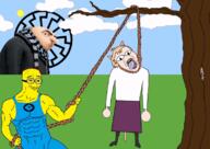 ack gru hanging minion muscular_chud muscular_malear neco_arc necoal_arcoal sonnenrad tree // 800x568 // 8.3MB