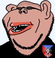 amerimutt facial_hair mutt national_socialist_movement nazism nsm politics skinhead subvariant:impish_amerimutt united_states variant:impish_soyak_ears // 1589x1669 // 365.6KB