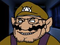 chin clothes fnaf_(fangame) fnaw glasses mustache office stubble variant:wahjak wario yellow_shirt // 684x517 // 119.0KB