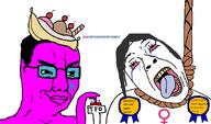 2soyjaks admin arch_linux arm award banana_split_ice_cream button chud death developer female femoid glasses hair hand happy pink_skin quote_(user) rope smug soybooru text tfd tinted_glasses variant:bernd variant:chudjak white_background woman // 1645x970 // 75.9KB