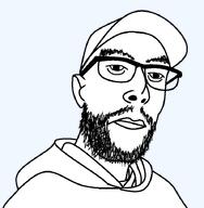 beard clothes ear glasses hat hoodie lips looking_at_you transparent_background variant:sam white_skin // 704x720 // 20.3KB