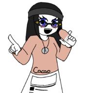 clothes female glasses hair holding_object soy soylent soylent_(cacao) variant:soytan // 830x898 // 48.2KB