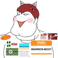 4chan animesexual brown_hair cat_ear effortson kekistan moot mootcat no_pupils series:keep_raging_on_them warrior-z_(user) // 885x873 // 170.1KB