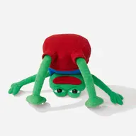 amphibian animal big_nigger_lips frog green_skin irl nas:pepe pepe pepe_the_frog plush red white_background // 3000x3000 // 362.9KB