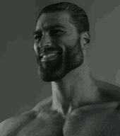 animated beard ext=gif hair monochrome moving nas:gigachad smile video // 220x248, 2.5s // 119.2KB