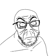 angry closed_mouth no_iris small_eyes tired variant:feraljak wrinkles // 1500x1500 // 42.7KB