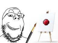 canvas dreamworks_face glasses looking_at_you minecraft paintbrush ruby smile stubble teeth variant:gapejak // 1200x900 // 212.0KB