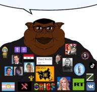 Dugin antifa assad beness_aijo brics brown_skin christianity closed_mouth commie communism cross dark_skin eurasia eva_vlar jackson_hinkle joseph_stalin juche lauren_southern luce mouth_closed nazbol north_korea orthodox_cross rt russia shitskin speech_bubble stalinism strasser strasserism subvariant:branigger syria syrian_girl third_world tiktok variant:brandon variant:meximutt wagner_group wikipedia z_(russian_symbol) // 1674x1582 // 1008.2KB