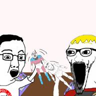 poltard action_figure blond box capeshit chud glasses holding_object nate open_mouth pol_(soyjak_party) rope sharty soyjak_party stubble subvariant:wewjak tongue toy tranny transgender_flag troon variant:bernd variant:chudjak variant:cobson variant:soyak // 1000x1000 // 288.0KB