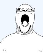 glasses neckbeard nipple nose open_mouth traced variant:ooahjak // 758x983 // 16.2KB