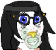 baby lowres pacifier variant:soytan // 75x66 // 5.9KB